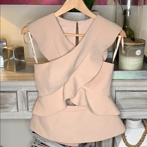 BCBGMaxAzria Cross Top!